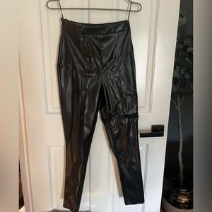 Vegan leather pants